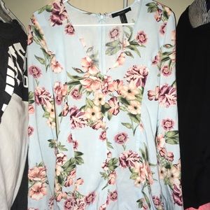 Forever 21 Floral Romper